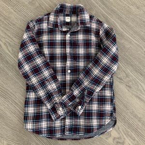 Boys Gap Plaid Button Down Flannel